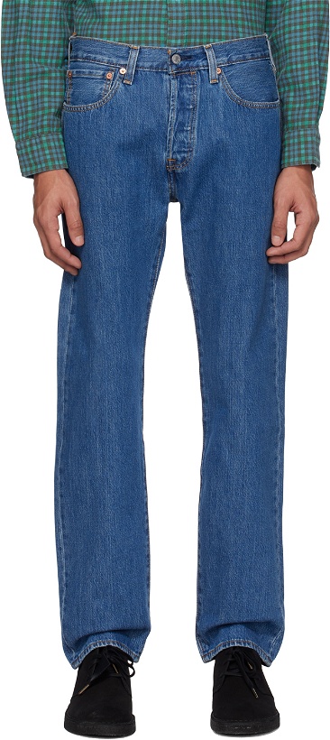 Photo: Levi's Blue 501 Original Fit Jeans