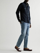 Drake's - Wool Shirt - Blue