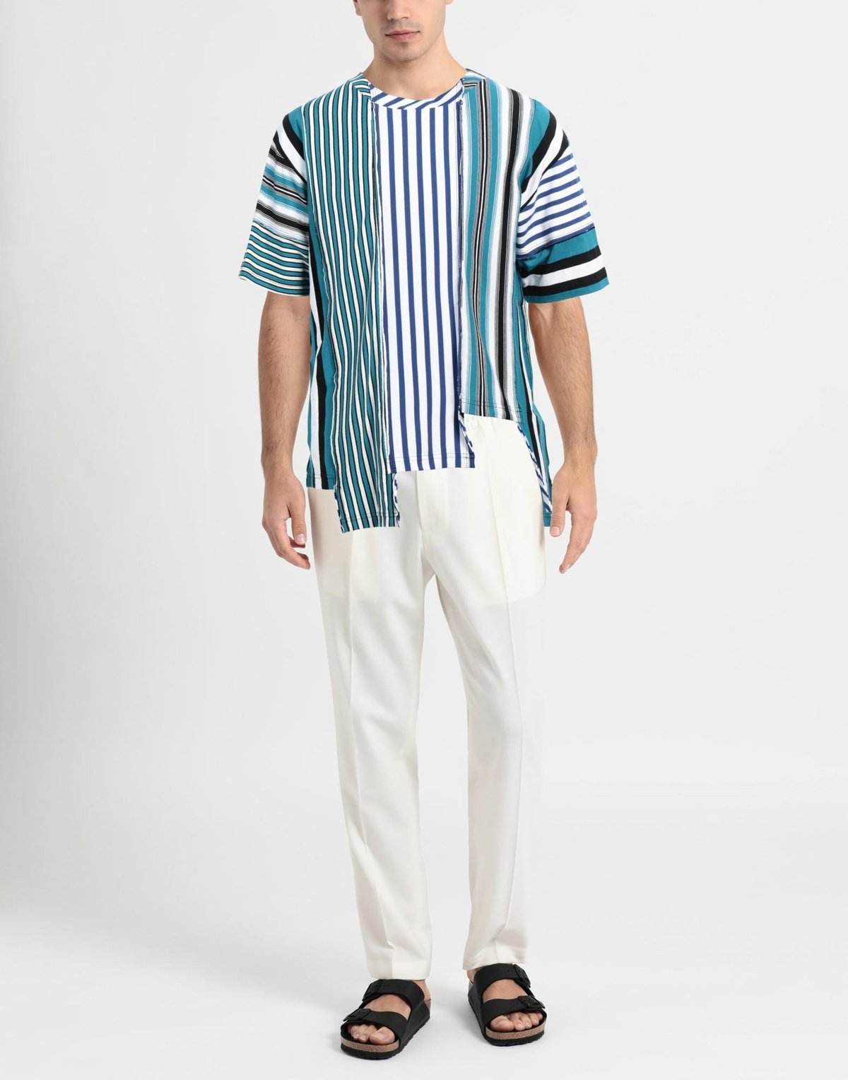 Marni Mens T-shirt Deep teal