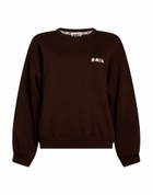 Berna Womens Sweatshirt Chocolate in Brown