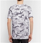 Nike Training - Camouflage-Print Dri-FIT Jersey T-Shirt - Gray