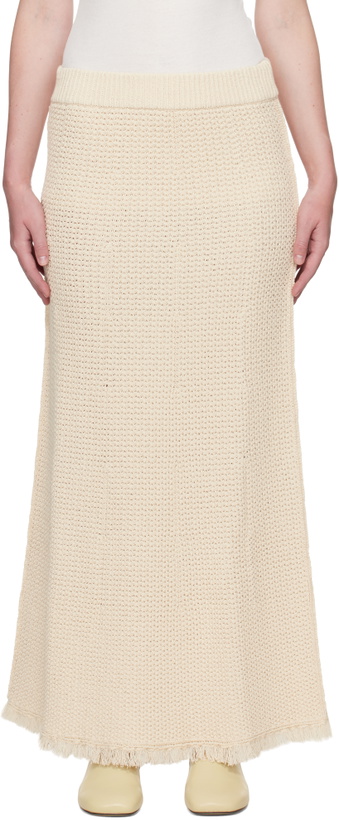 Photo: Studio Nicholson Off-White Rye Midi Skirt