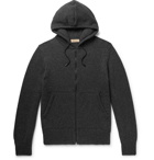 Burberry - Cashmere Zip-Up Hoodie - Charcoal
