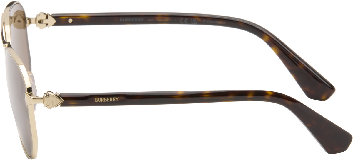 Burberry Gold Metal Sunglasses