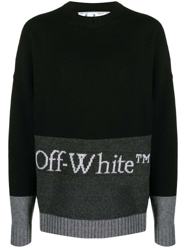 Photo: OFF-WHITE - Logo Sweater