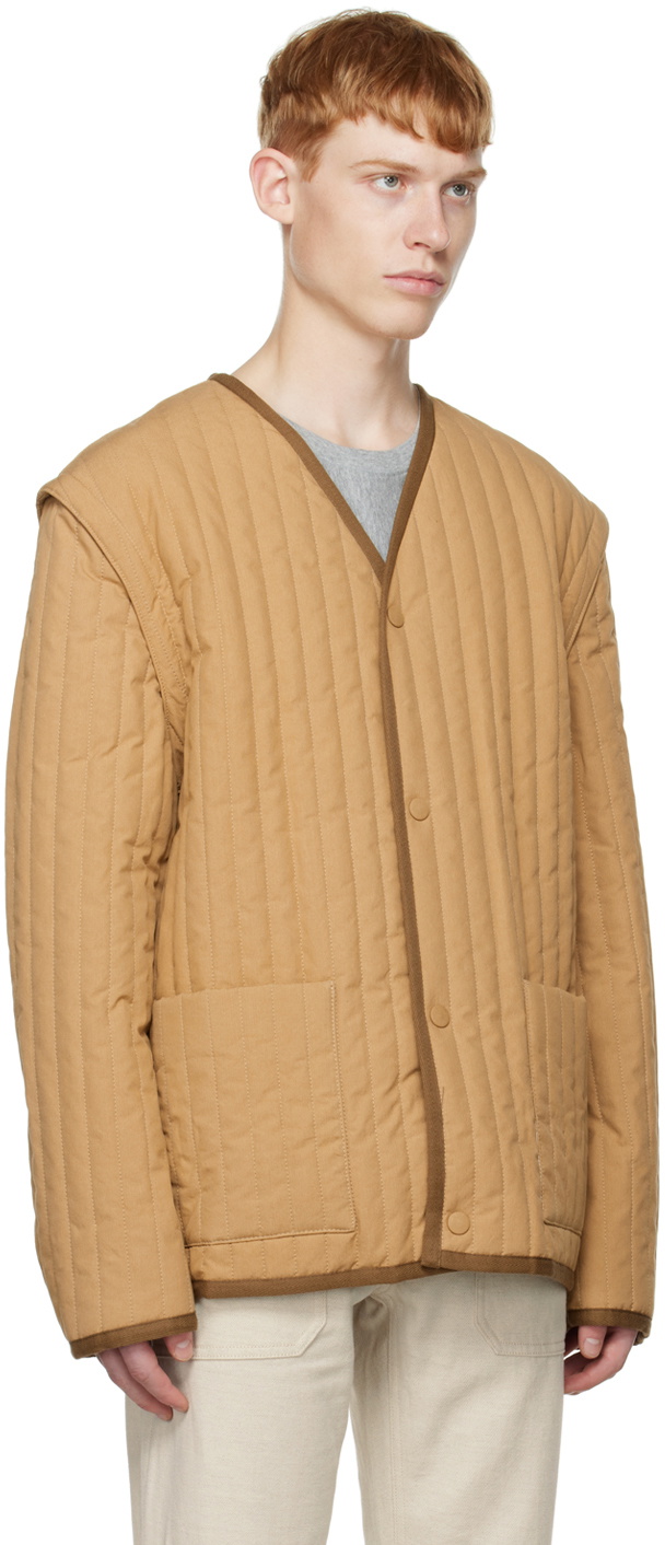 Nanushka Beige Loris Jacket