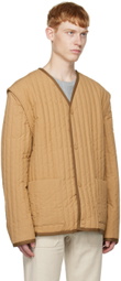 Nanushka Beige Loris Jacket
