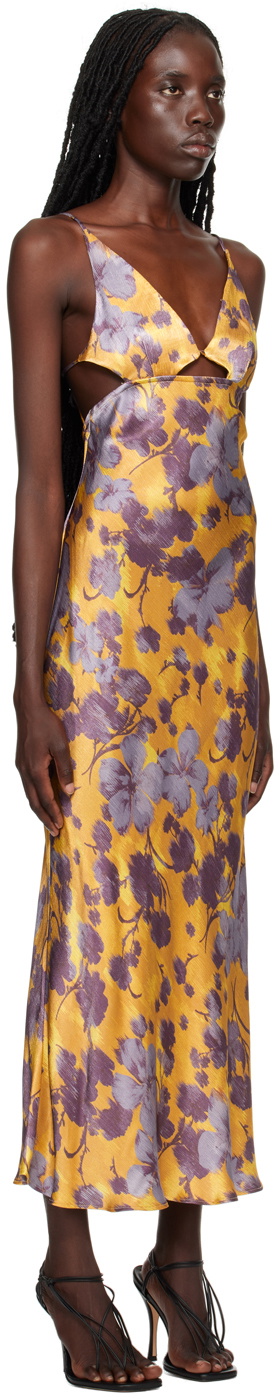 BEC + BRIDGE Yellow & Purple Indi Strappy Maxi Dress BEC + BRIDGE