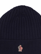 MONCLER GRENOBLE - Ribbed Knit Wool Beanie