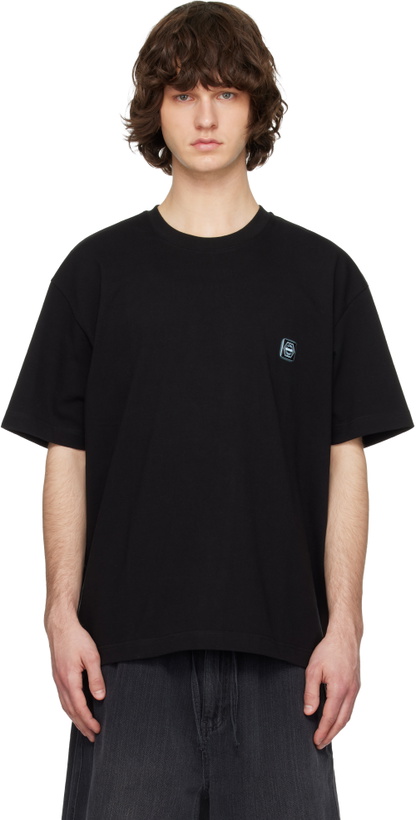 Photo: Solid Homme Black Butterfly Graphic Short-Sleeve T-shirt