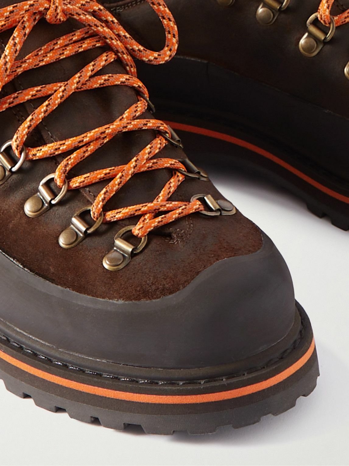 Mr P. - Diemme Roccia Basso Rubber-Trimmed Suede Hiking Boots