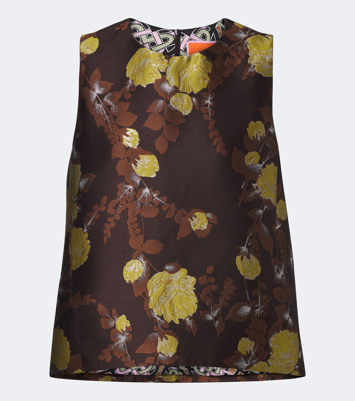 La DoubleJ Devon floral jacquard top