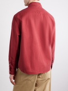 3sixteen - Cotton and Linen-Blend Overshirt - Red