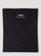 Balenciaga Logo Print Tubular Scarf