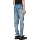 John Elliott Indigo Paint Cast 2 Jeans