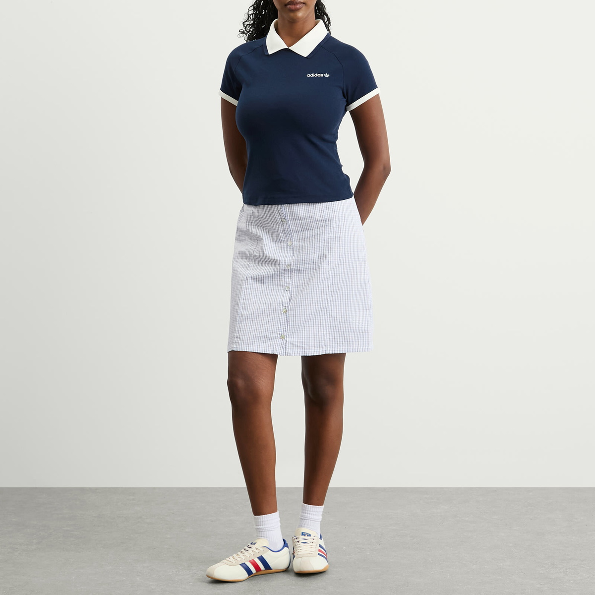 Adidas Women's Polo Shirt in Night Indigo