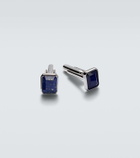 Mateo Sterling silver cufflinks with lapis lazuli