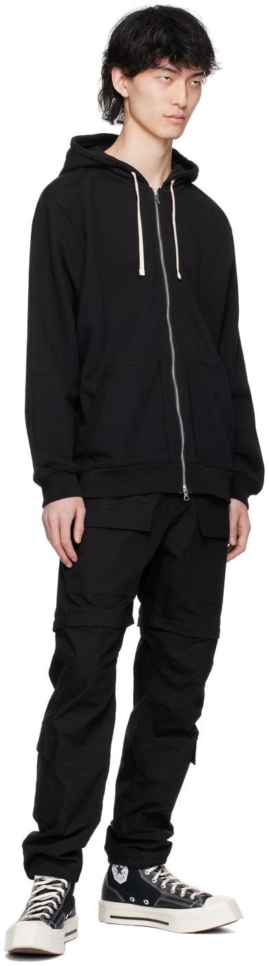 Reigning Champ Black Classic Zip Hoodie
