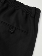 Jacquemus - Croisière Tapered Pleated Cotton Trousers - Black