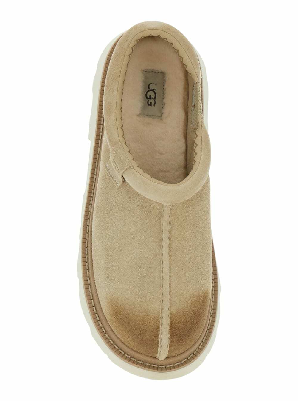 サンダル UGG 'Tasman' Beige Mule with Raised Sole in Suede Man UGG tasman Beige Mule With Raised Sole In Suede Man Ugg