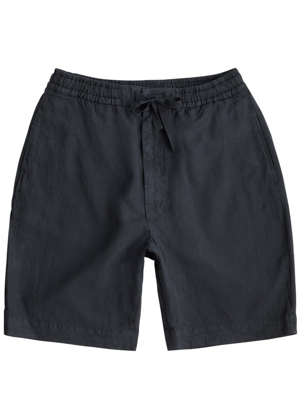 Photo: Officine Générale Phil Lyocell-blend Shorts Navy
