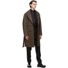 Mackintosh Brown Wool Double-Breasted Darvel Coat