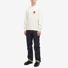 Edwin Men's Japanese Sun Crew Sweatshirt in Whisper White