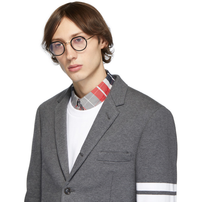 Thom Browne Gold and Black TB-911 Glasses Thom Browne