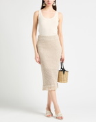 Peserico Womens Midi skirt in Beige
