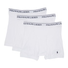 Polo Ralph Lauren Three-Pack White Boxer Briefs