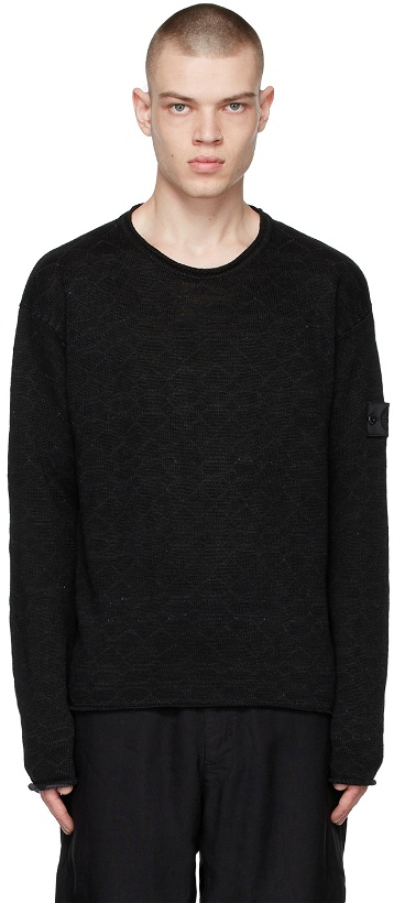 Photo: Stone Island Shadow Project Black Chapter 1 Sweater