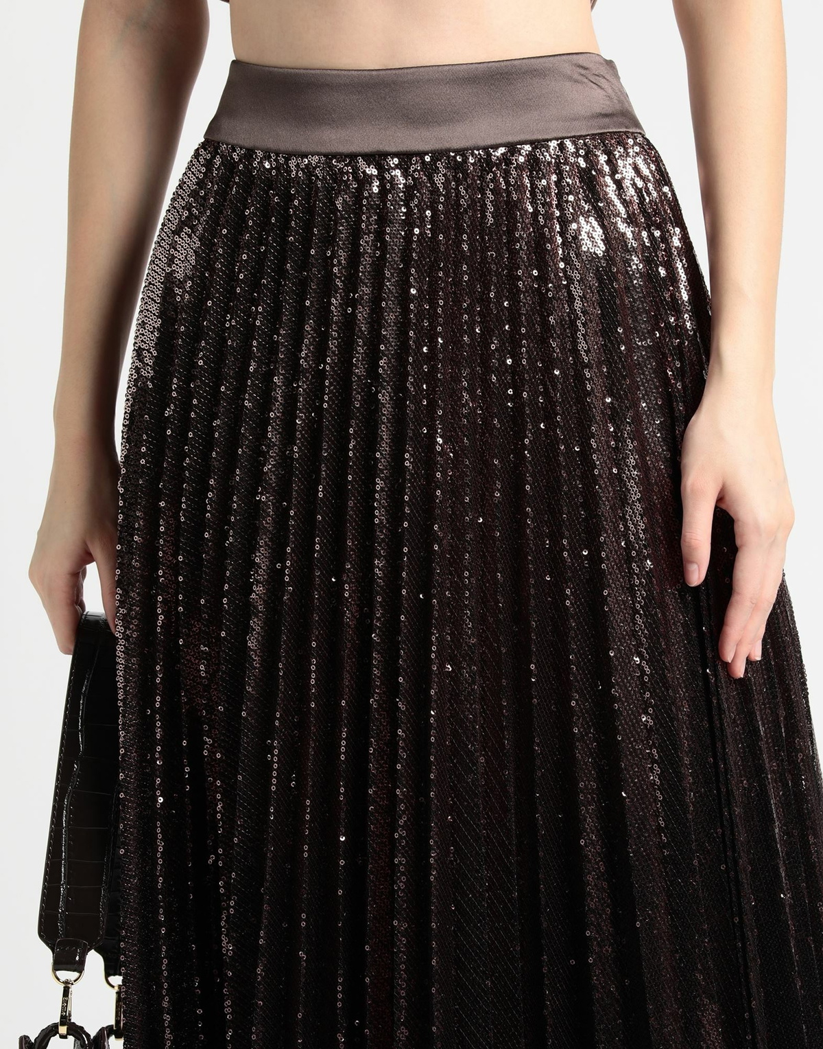 Peserico Womens Maxi skirt in Brown