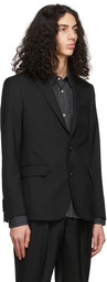 Officine Générale Black Fresco Wool Blazer