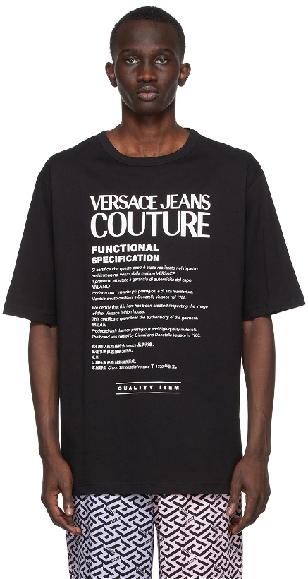 Photo: Versace Jeans Couture Black Logo T-Shirt