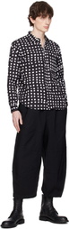Black Comme des Garçons Black Thick Gabardine Trousers