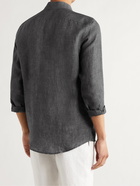 ERMENEGILDO ZEGNA - Linen Shirt - Gray