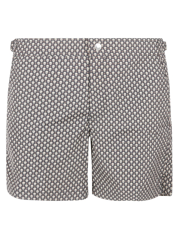 Photo: Alexander McQueen Skull Motif Buttoned Shorts