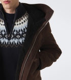 Yves Salomon Shearling-lined suede parka