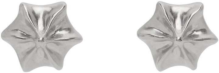 Photo: Maison Margiela Silver Graphic Earrings