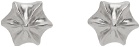 Maison Margiela Silver Graphic Earrings