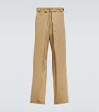 Givenchy Wide-leg canvas chinos