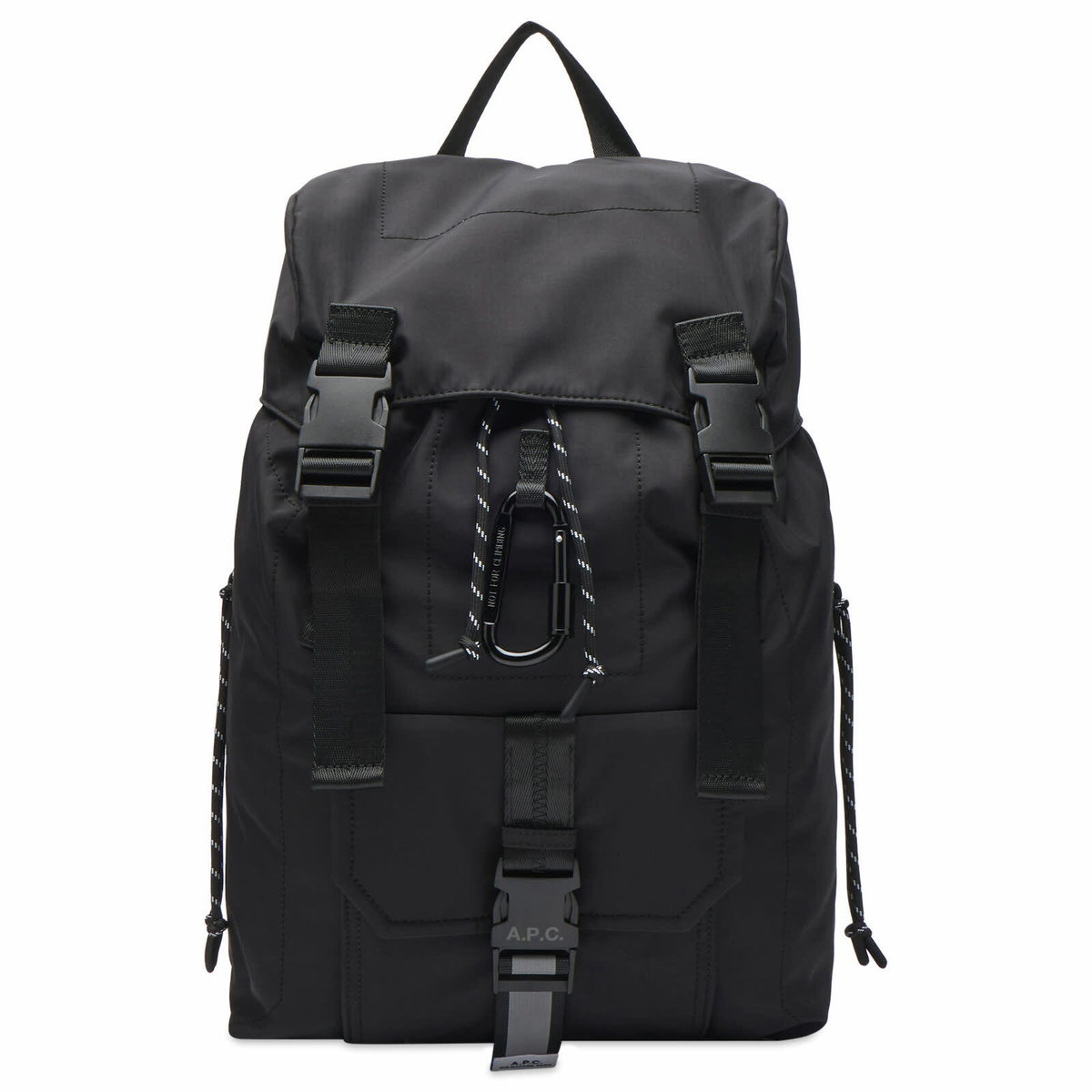 A.P.C. Men's Sac A Dos Trek 2.0 Back Pack in Black 