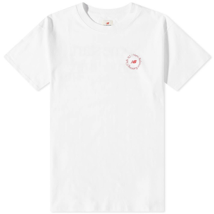 Photo: New Balance Men's Made in USA Run Club T-Shirt in White
