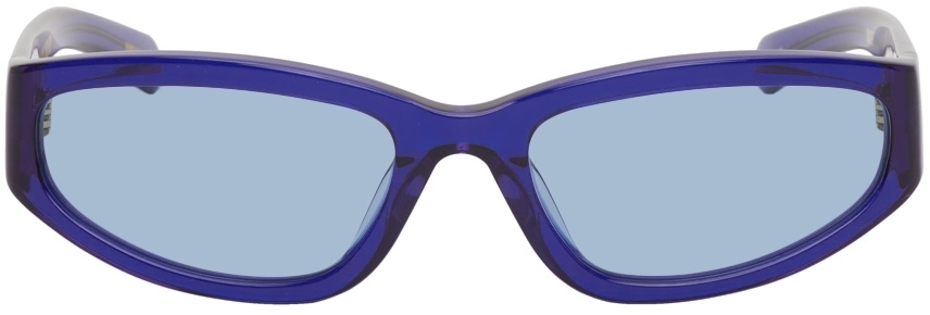 Photo: FLATLIST EYEWEAR Blue Veneda Carter Edition Daze Sunglasses