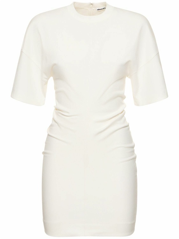 Photo: ALEXANDER WANG - Drop Shoulder Cotton Blend Mini Dress