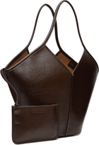 HEREU Brown Calella Distressed Tote