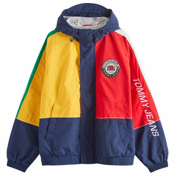 Photo: Tommy Jeans Men's Archive Games Chicago Jacket in Sport Navy/Multi