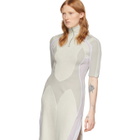 GmbH Off-White Wool Awra Three-Tone Dress