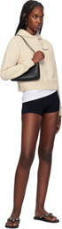 Palm Angels Black Classic Logo Sport Shorts