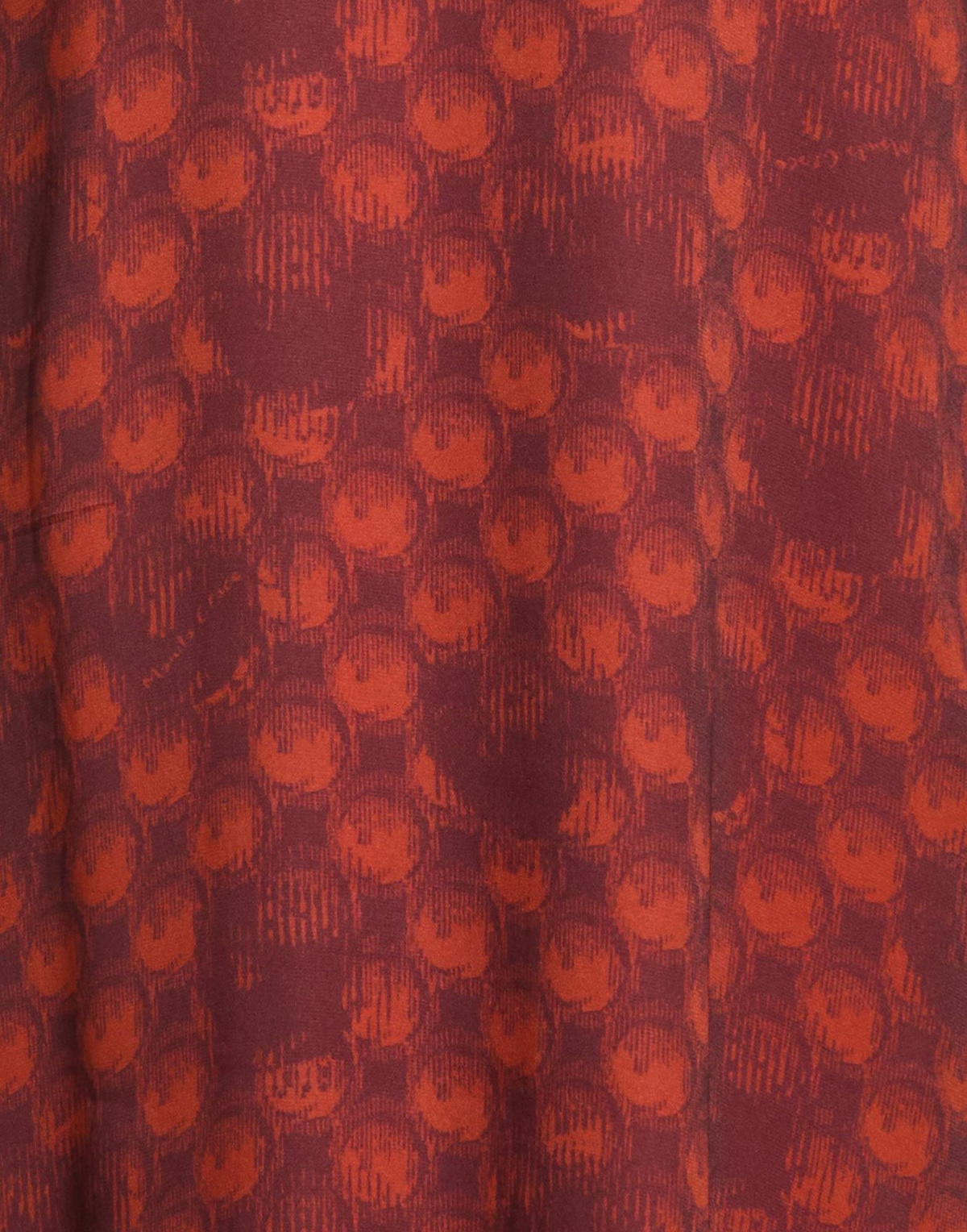 Manila Grace Womens Mini dress Rust